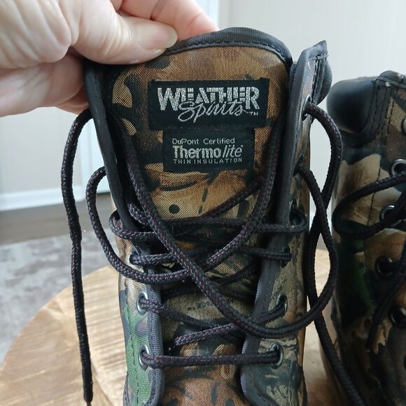 ​Men\'s Weather Spirits Camo Duck Boots Size 10 Insulated Steel Shank Waterproof main image 8